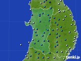 アメダス実況(気温)(2018年12月23日)