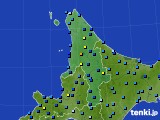 道北のアメダス実況(積雪深)(2018年12月25日)