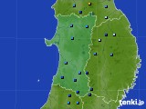 2018年12月25日の秋田県のアメダス(積雪深)