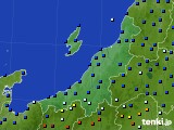 新潟県のアメダス実況(日照時間)(2018年12月25日)