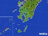 鹿児島県のアメダス実況(日照時間)(2018年12月25日)