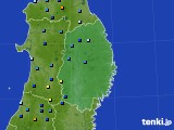 2018年12月27日の岩手県のアメダス(積雪深)