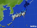 2018年12月27日のアメダス(気温)