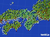 近畿地方のアメダス実況(日照時間)(2018年12月28日)