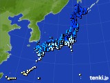 アメダス実況(気温)(2018年12月28日)