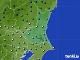 茨城県のアメダス実況(気温)(2018年12月29日)