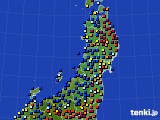東北地方のアメダス実況(日照時間)(2018年12月30日)