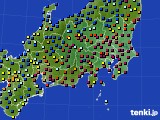 関東・甲信地方のアメダス実況(日照時間)(2018年12月30日)