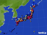 アメダス実況(日照時間)(2018年12月30日)