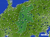 2018年12月30日の長野県のアメダス(風向・風速)