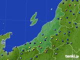 2018年12月31日の新潟県のアメダス(積雪深)