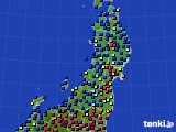 東北地方のアメダス実況(日照時間)(2018年12月31日)