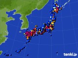 アメダス実況(日照時間)(2018年12月31日)