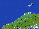 2018年12月31日の島根県のアメダス(気温)