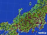 2019年01月01日の北陸地方のアメダス(日照時間)