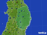 岩手県のアメダス実況(積雪深)(2019年01月02日)