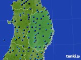 岩手県のアメダス実況(気温)(2019年01月02日)