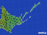 2019年01月03日の道東のアメダス(積雪深)