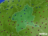 群馬県のアメダス実況(日照時間)(2019年01月03日)