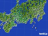 2019年01月03日の東海地方のアメダス(気温)