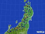 2019年01月04日の東北地方のアメダス(積雪深)