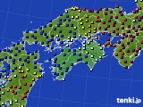 2019年01月04日の四国地方のアメダス(日照時間)