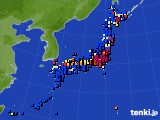 アメダス実況(日照時間)(2019年01月05日)