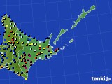 2019年01月05日の道東のアメダス(日照時間)