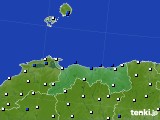 鳥取県のアメダス実況(風向・風速)(2019年01月05日)