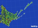 道東のアメダス実況(日照時間)(2019年01月06日)