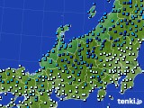 2019年01月06日の北陸地方のアメダス(気温)