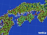 2019年01月07日の四国地方のアメダス(日照時間)