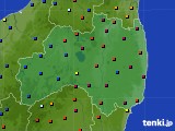 福島県のアメダス実況(日照時間)(2019年01月07日)