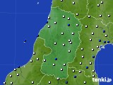 山形県のアメダス実況(風向・風速)(2019年01月07日)