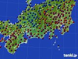 東海地方のアメダス実況(日照時間)(2019年01月08日)