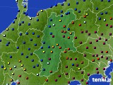 長野県のアメダス実況(日照時間)(2019年01月08日)