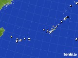 沖縄地方のアメダス実況(風向・風速)(2019年01月08日)