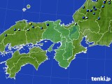 2019年01月09日の近畿地方のアメダス(積雪深)