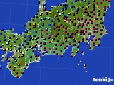 東海地方のアメダス実況(日照時間)(2019年01月09日)