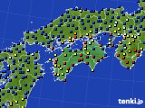 四国地方のアメダス実況(日照時間)(2019年01月09日)