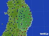 2019年01月09日の岩手県のアメダス(日照時間)