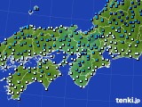 2019年01月09日の近畿地方のアメダス(気温)
