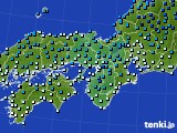 近畿地方のアメダス実況(気温)(2019年01月09日)