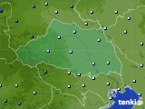 埼玉県のアメダス実況(気温)(2019年01月09日)