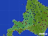 道央のアメダス実況(日照時間)(2019年01月10日)