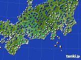 東海地方のアメダス実況(気温)(2019年01月10日)