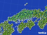 アメダス実況(気温)(2019年01月10日)