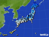 アメダス実況(気温)(2019年01月10日)