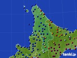 道北のアメダス実況(日照時間)(2019年01月11日)