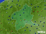 群馬県のアメダス実況(日照時間)(2019年01月12日)